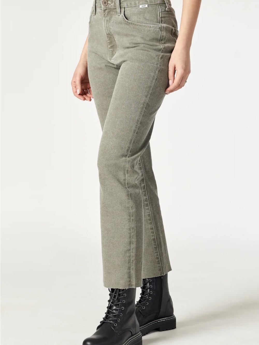 Anthropologie Mavi Women's High Rise Straight Leg Jeans Clay Dyed Natural 24 New
